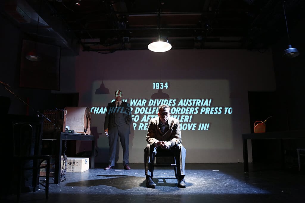 The Resistible Rise of Arturo Ui at The Wild Project, 195 East 3rd Street, Photo by Gerry Goodstein