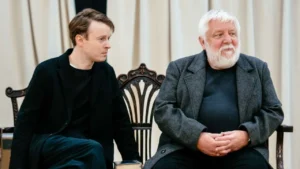 Matthew Tennyson, Simon Russell Beale rehearsals. Photo credit Helen Murray